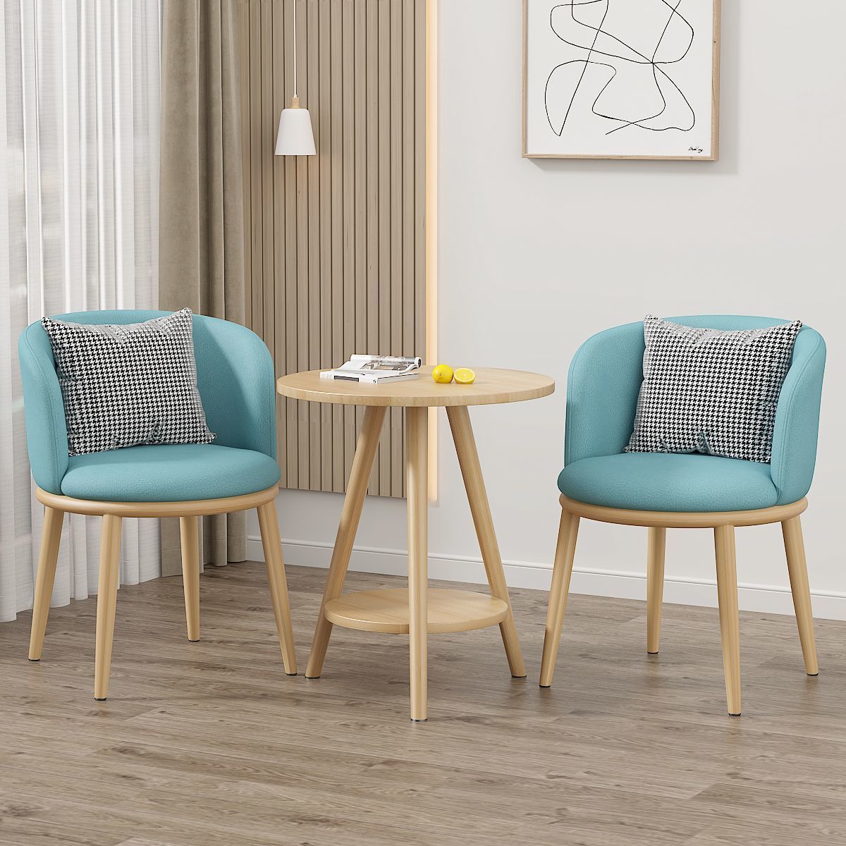 Madera Cruda Doble Capa Teal - Tela Tecnológica ✓★