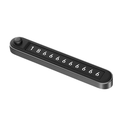 with Dual Number Buttons for | Nömrəli dayanma kartı