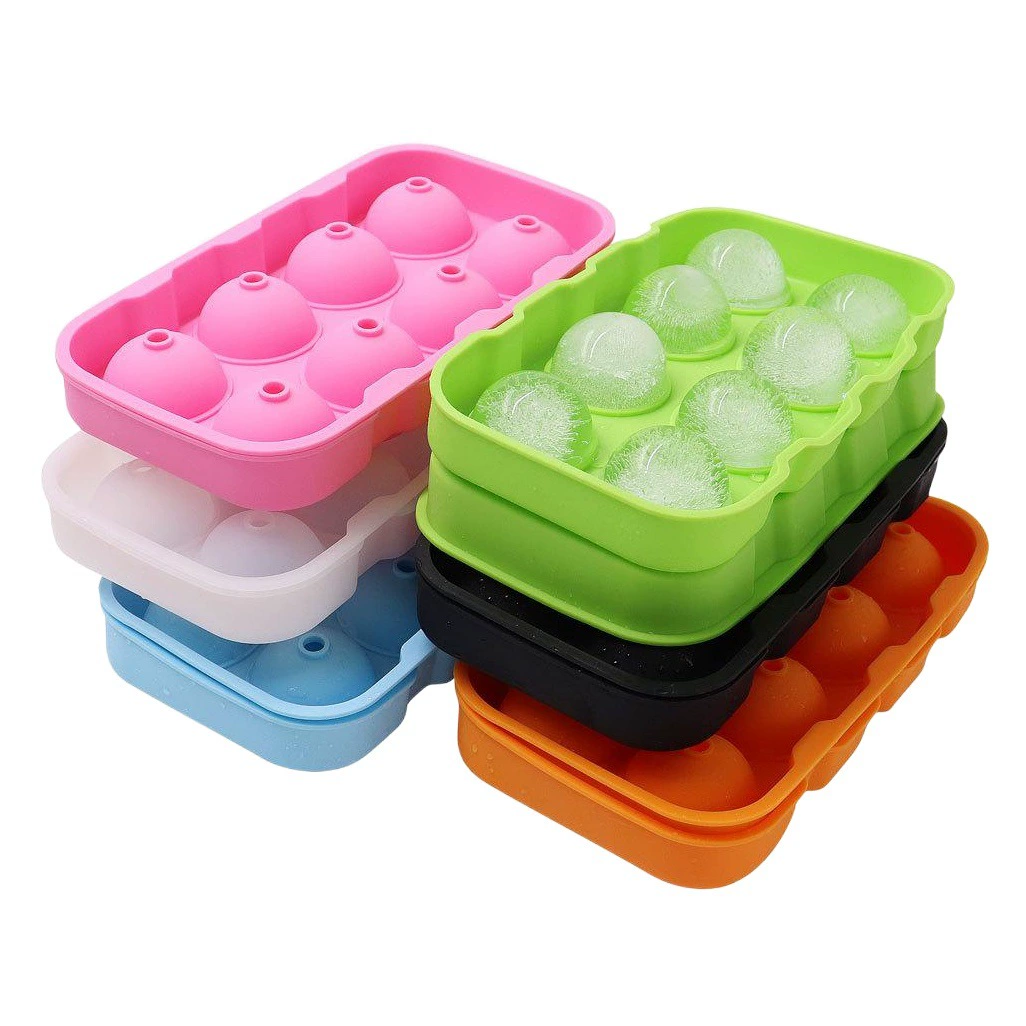 Amazon прямой поставки 8 лунок силиконовая форма для хоккея с шайбой трансграничная платина силиконовая форма для льда