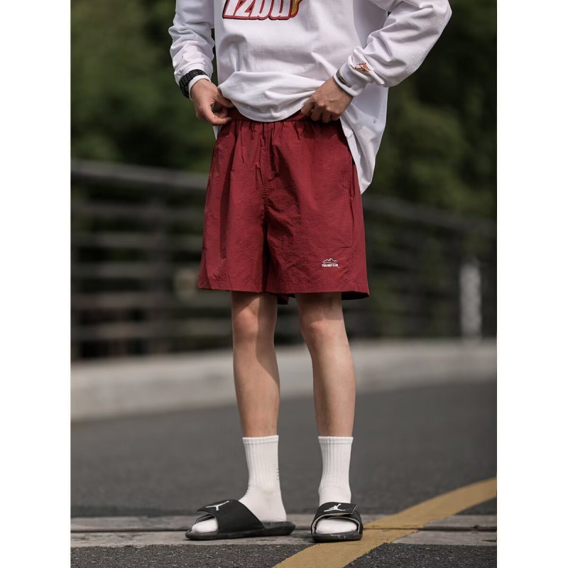 Summer Japanese travel solid color quick dry trousers