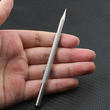 不锈钢描线笔 皮雕划线笔皮艺工具印花笔铁笔/描线笔