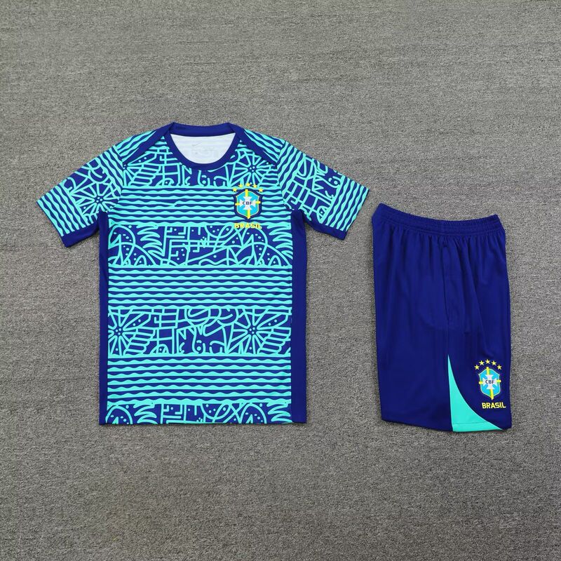 工場直販 新型 バルセロナ スポーツトレーニングウェア サッカーユニフォームセット メンズ サッカーユニフォーム 卸売 通気性|undefined