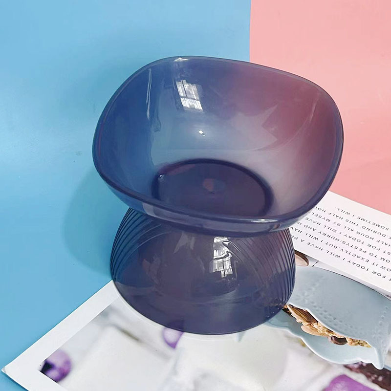 Nuevo cuenco de mascotas, cuenco de plástico para gatos y perros, cuello para gatos, cuenco para mascotas