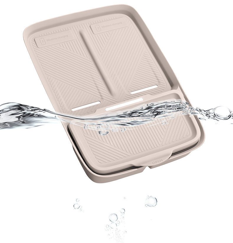 Suitable for the Ideal i8i6, special wireless charging silicone mat for the central console, anti-slip protection for water cups, car interior accessories