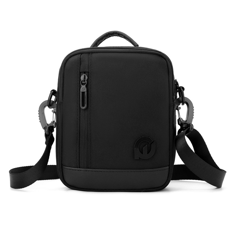 WEPOWER Bolso de hombro para hombre nuevo Bolso de bolsillo portátil casual de moda Bolso para hombre al aire libre de gran capacidad