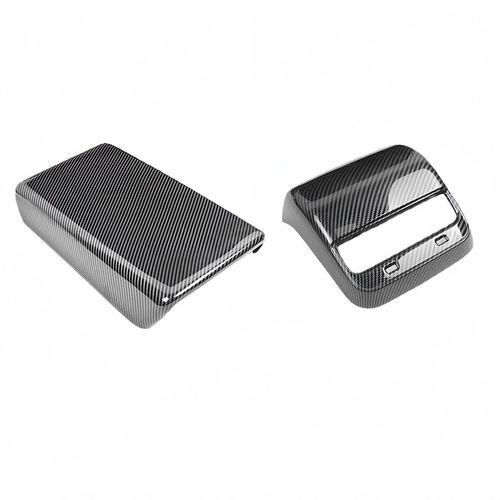 Applicable for Tesla Frunk Box Protector Cover Refurbished Model 3/Y Rear Air Outlet Cover Carbon Fiber Modification Accessory