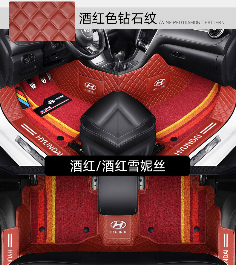 20 Beijing Leading Langting x35 Famous Figure Yuedong x25 New Tucson Special Full Encircled Car Mat