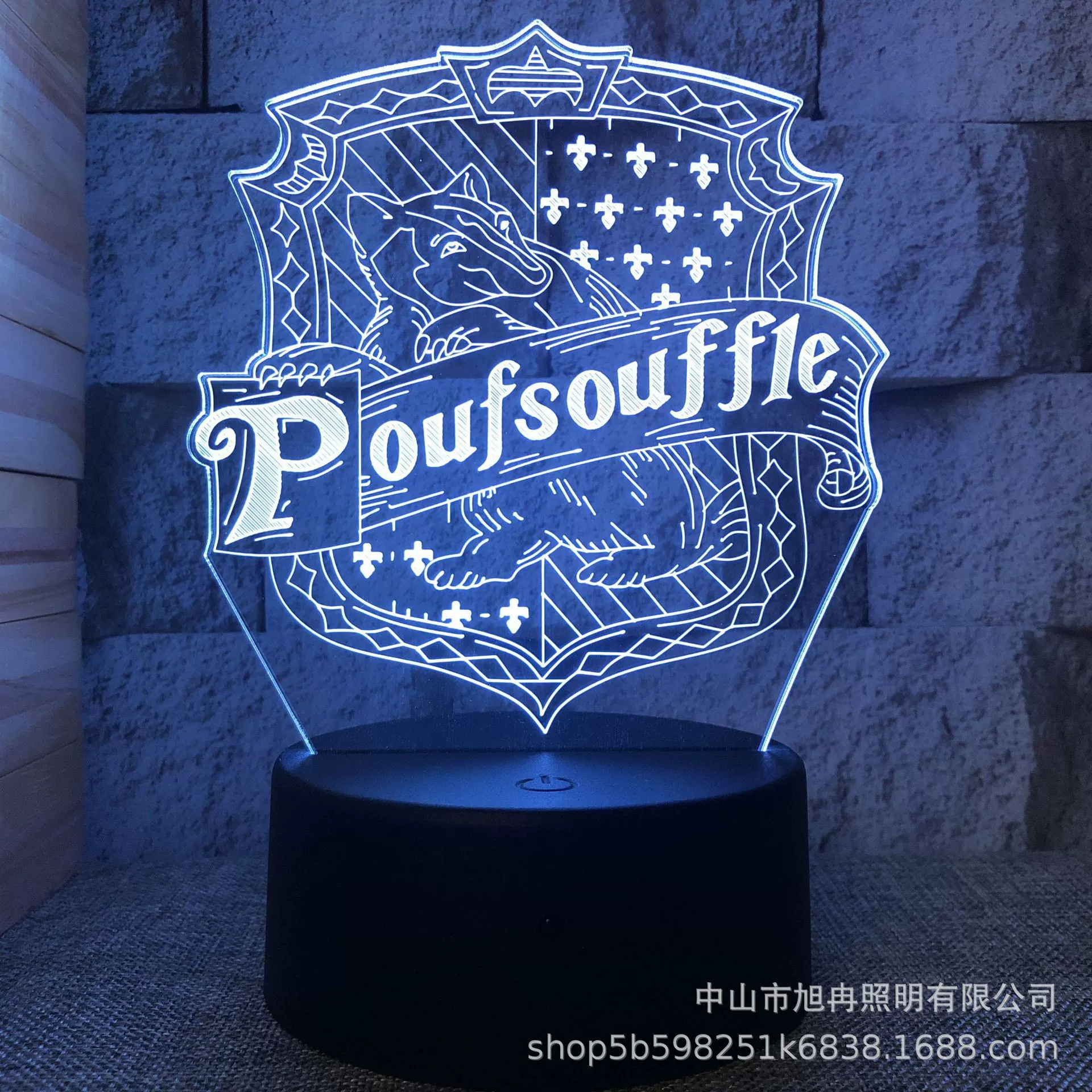 Ночник, креативная настольная лампа, лампа-фонарь для кровати, 3D, подарок на день рождения, 16 цветов