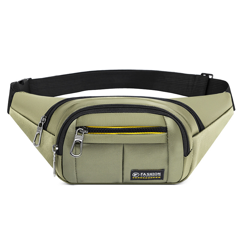 Riñonera transfronteriza para hombres, trabajo en el sitio de construcción, bolsa para teléfono móvil portátil, bolsa para el pecho para deportes al aire libre, bolsa de mensajero de un solo hombro de moda