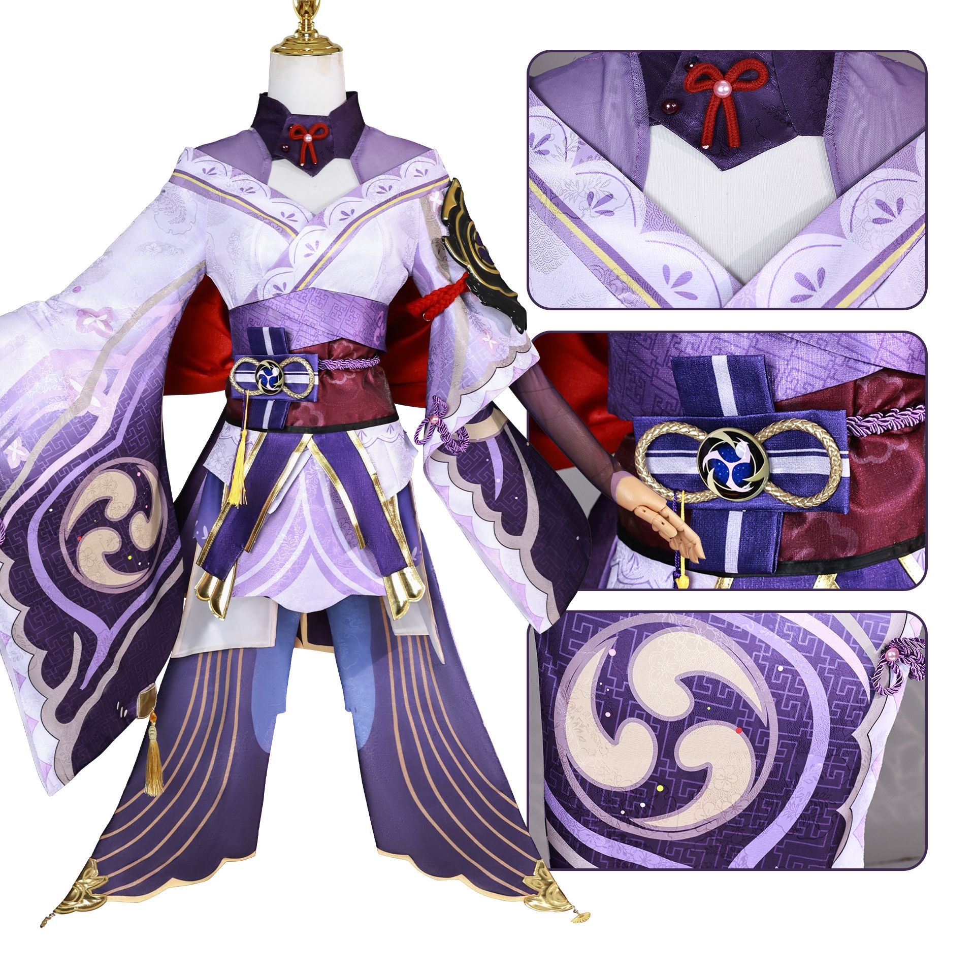 北水商贸雷电将军cos服原神稻妻雷神cosplay游戏扮演服雷电影cos