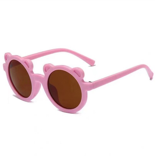 Children's Brown Bear Sunglasses for Boys and Girls - 2024 New Arrival Cute Cartoon Style Sunglasses