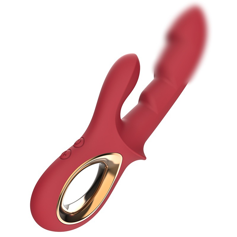 バイブレーター 女性用 Gスポット刺激 ダブルヘッド 多周波 強力振動 オナニー スイングマッサージ器 エログッズ 大人のおもちゃ