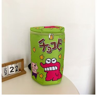 New Little Crocodile Biscuit Box Backpack 2024 New Internet Celebrity Large Capacity Cute Cartoon School Bag Backpack