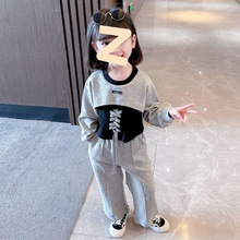 女童套装春秋季2025新款洋气时髦春款网红衣服女孩宝宝儿童装春装