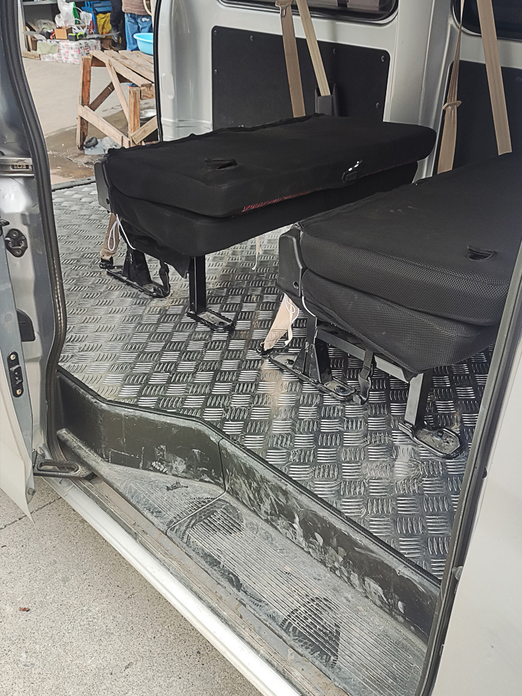 Changan Ruixing M60M80 Stainless Steel Floor Glue Aluminum Alloy Cargo Floor Mat Special Compartment Guard Anti-Pressure Wholesale