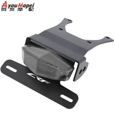 License plate holder/license plate holder LED rear license plate frame aluminum - black-with-logo
