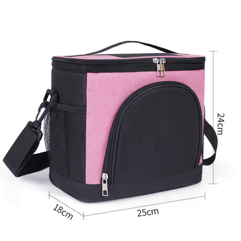 Nuevo paquete de aislamiento de color transfronterizo de gran capacidad de picnic al aire libre de hielo bolsa de almuerzo con bolsa de almuerzo de comida