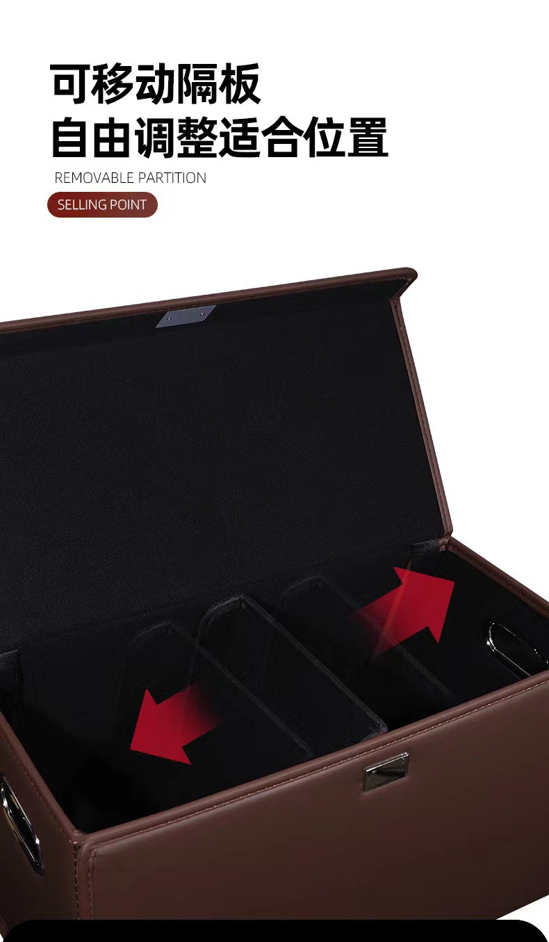Car trunk storage box, foldable car storage box, multifunctional storage box for car accessories