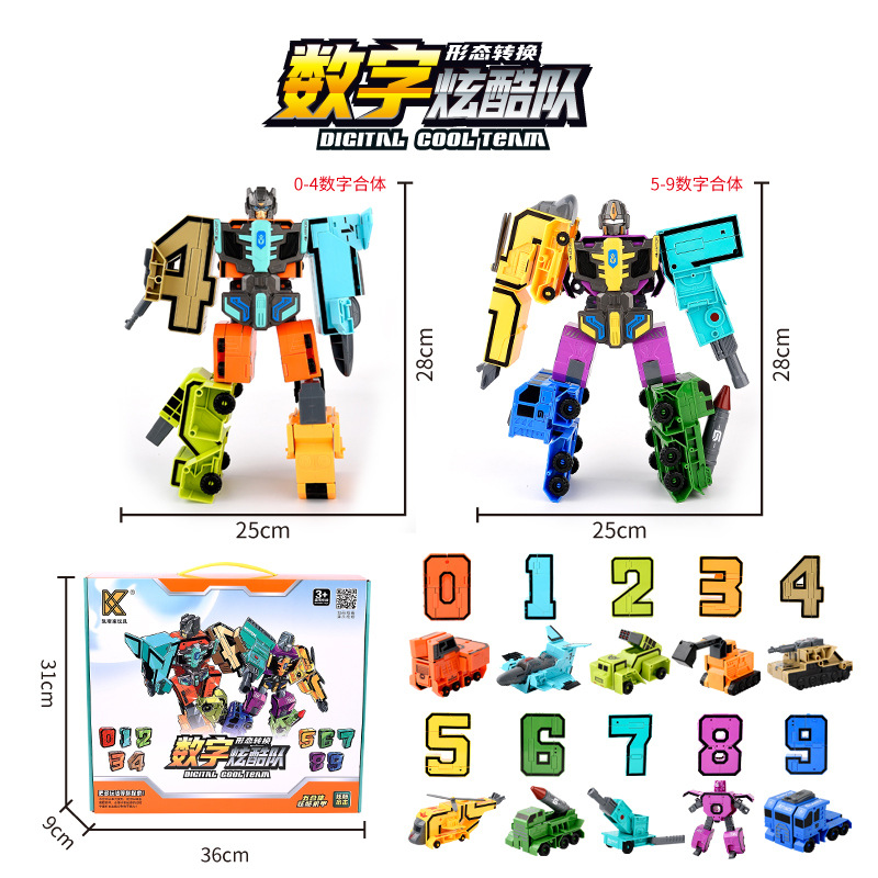 数字10個+ヘルメットアーマー【ギフトボックス】
