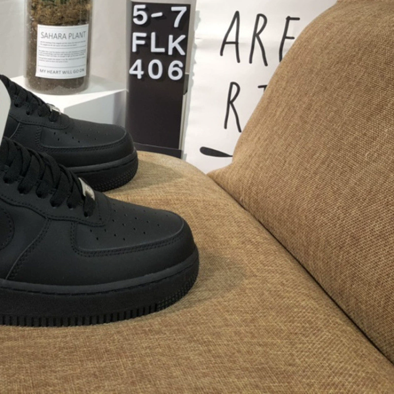 Nike Air Force 1, пшеничные кроссовки, белые туфли для мужчин и женщин для любимых