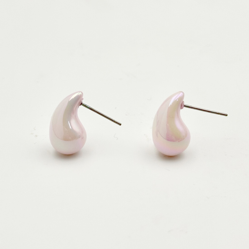 1 Pair Lady Sweet Water Droplets Arylic Ear Studs display picture 7
