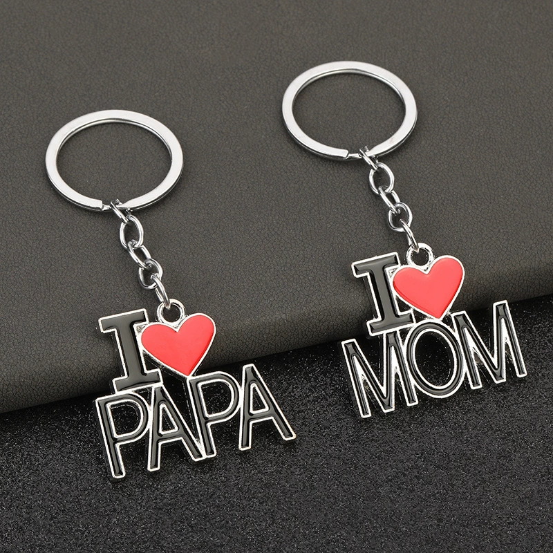 Металлические брелоки PAPA MOM DAD