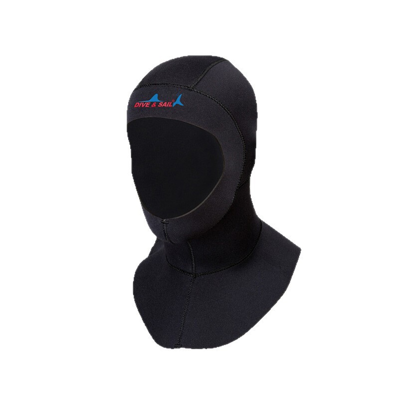 DIVE&SAIL3MM ラグランサーマルダイビングキャップ冬水泳キャップサーフィンシュノーケリング日焼け止め防水女性ダイビングヘッドギア|undefined