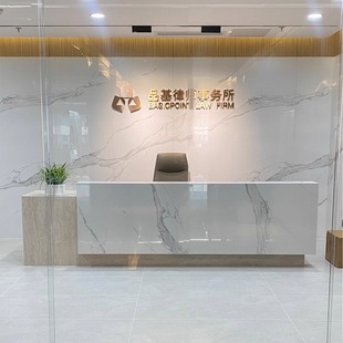 Company Front Desk Reception Desk Simple Paint Sales Department Hotel Lobby Property Center Office Bar Table Cashier Desk