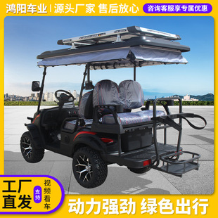 Scenic Area Vacation Golf Cart Tourist Shuttle Bus Factory Patrol Reception Vehicle Four-Wheel Electric Golf Cart