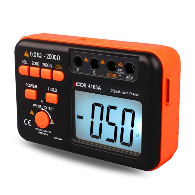 胜利仪器（VICTOR）接地电阻测试仪交流电压数字防雷检测仪接地摇