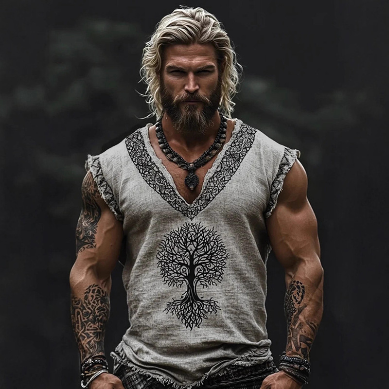 Men's Tank Top Showcasing Muscles, Exclusive Cross-Border American-Style Tank Top, 2025 Sleeveless X-Neck T-Shirt, Hip-Hop Tough-Guy Sports Style Men's Tank Top Showcasing Muscles, Exclusive Cross-Border American-Style Tank Top, 2025 Sleeveless X-Neck T-Shirt, Hip-Hop Tough-Guy Sports Style