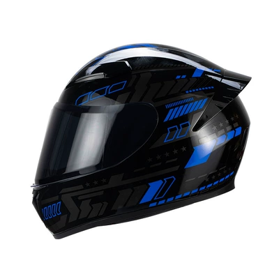 Motosiklet kaskı (dəbilqə) – Electric Vehicle Safety Helmet Venom Cool - blue-pulse-m