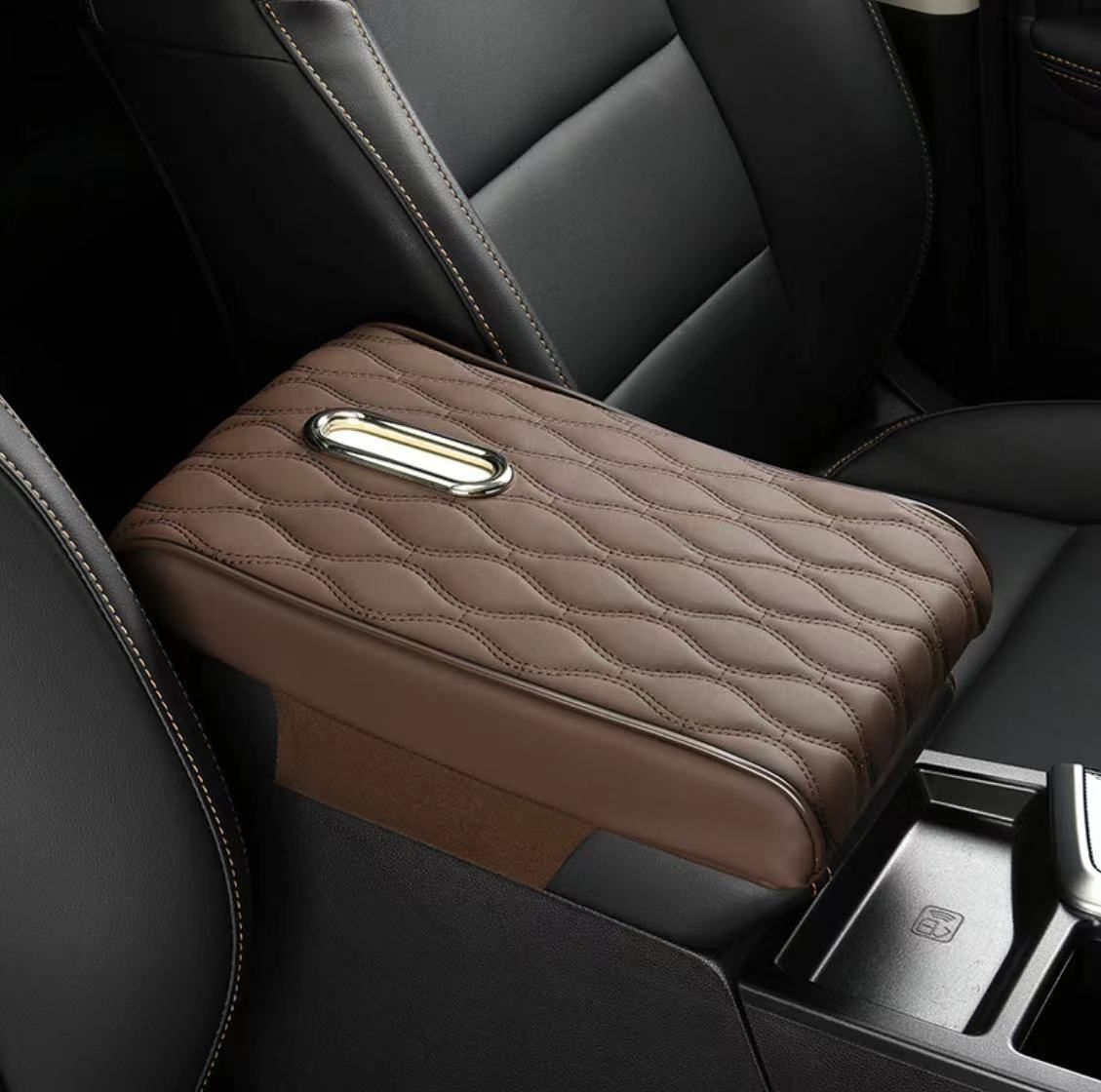 Source Manufacturer Car Interior Armrest Box Pad Central Control Multi-Functional Booster Pad Universal Type with Tissue Three-In-One Armrest
