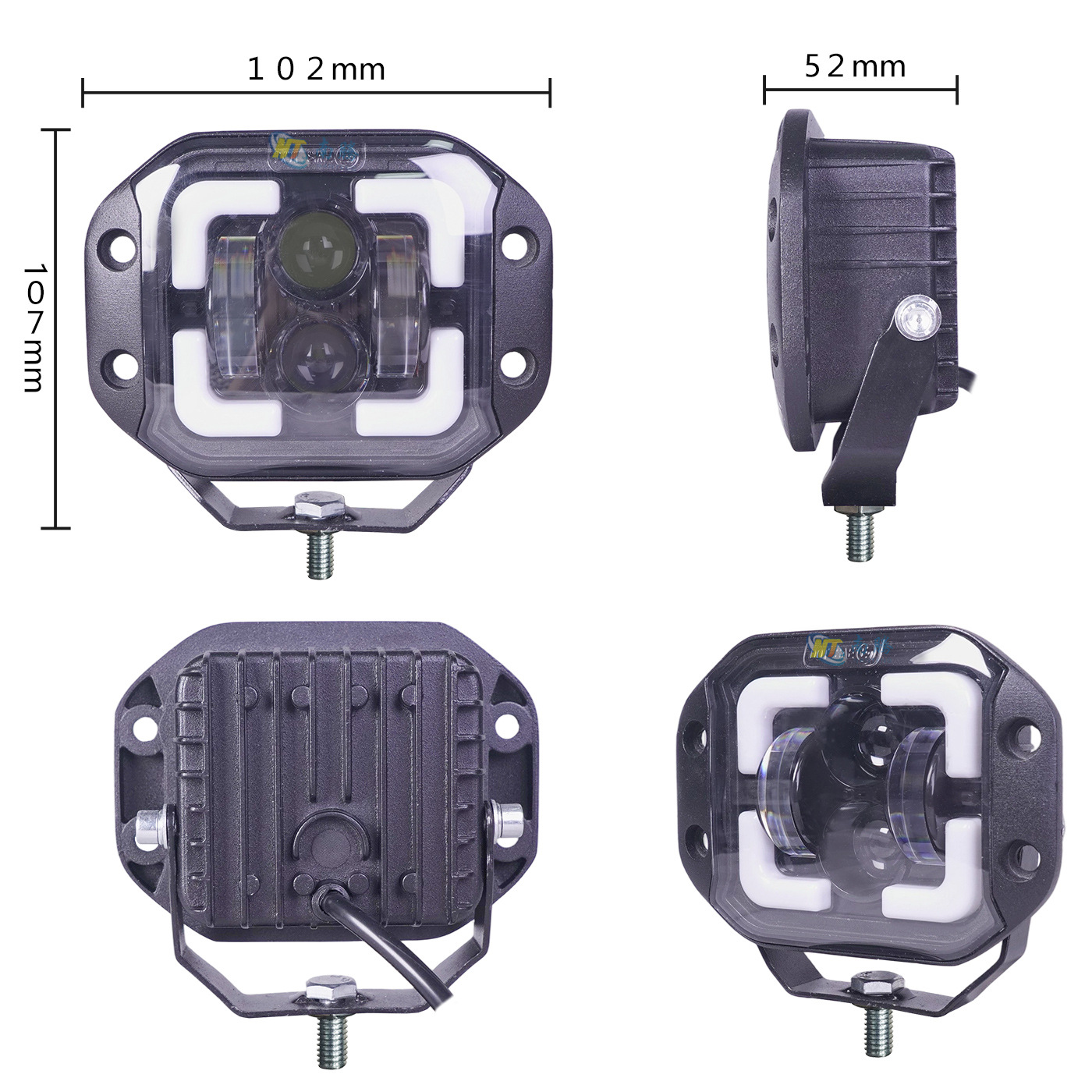 barra delantera incrustado faro fuera de carretera lámpara de carro lámpara de carro lámpara de carro lámpara de techo lámpara de carro accesorios de carro lámpara de carro