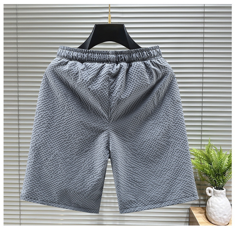 Men's Quick-dry Running Shorts With Pockets And Drawstring Waist_voghion.com