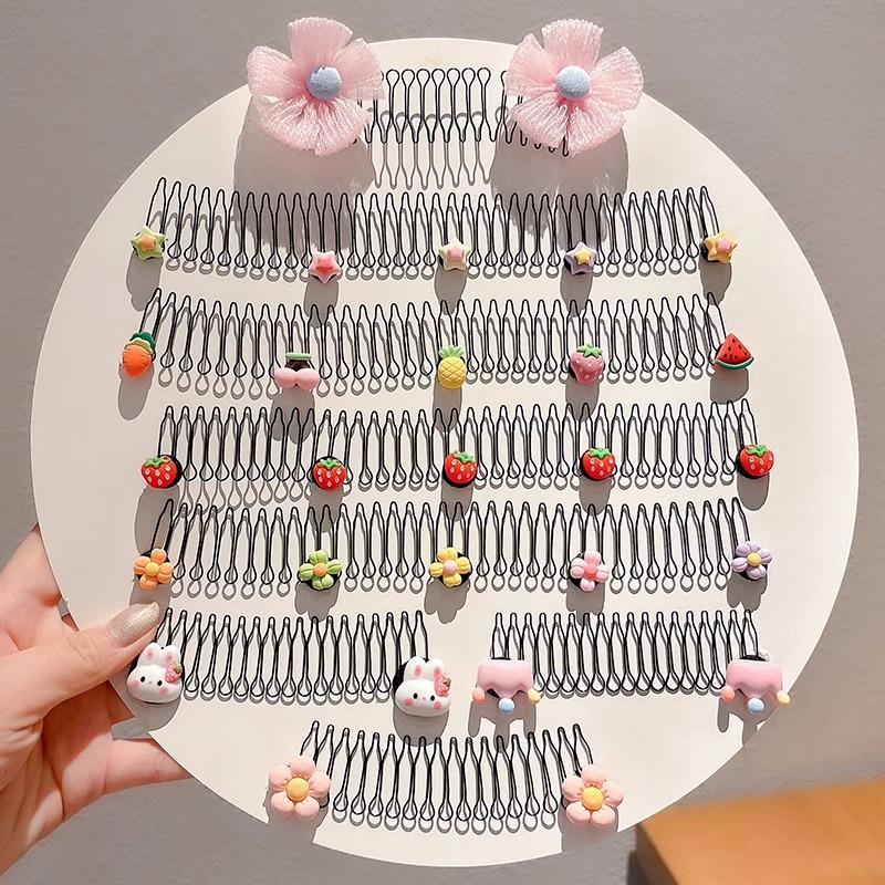 Peinado de cabello de niños, artefactos de la niña, lindos peinados de cabello de la niña, cabeza de peinado de cabello de la niña
