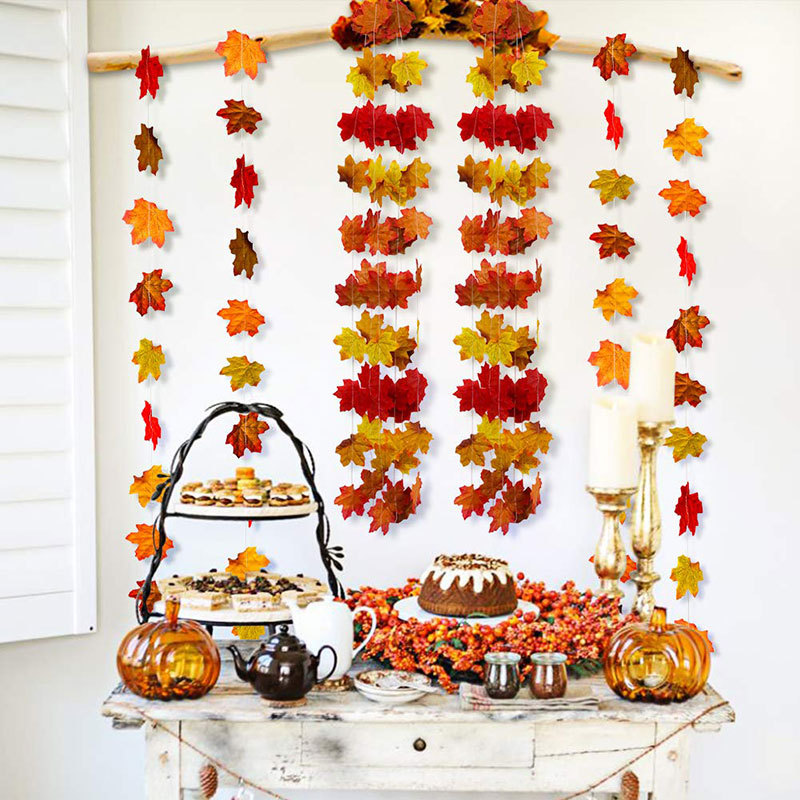 Kindergarten Autumn Theme Event Party Scene Decoration Harvest Festival Pumpkin Maple Leaf Banner Creative Hanging Decorations Kindergarten Autumn Theme Event Party Scene Decoration Harvest Festival Pumpkin Maple Leaf Banner Creative Hanging Decorations