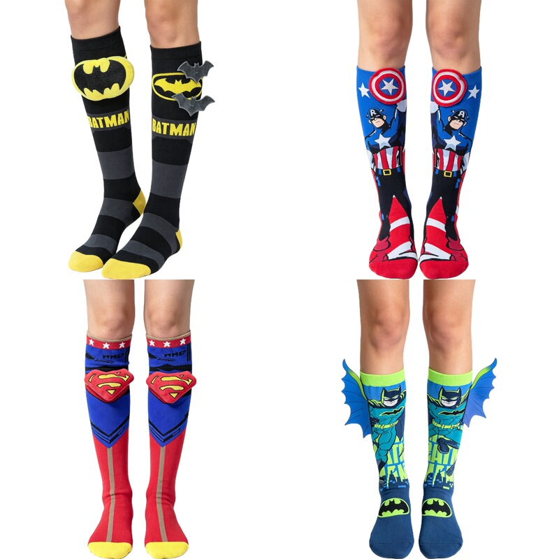 Cross-Border Best-Selling Items: Batman, Captain America, Superman Trendy Socks, Long Socks, Children's Long Socks Cross-Border Best-Selling Items: Batman, Captain America, Superman Trendy Socks, Long Socks, Children's Long Socks