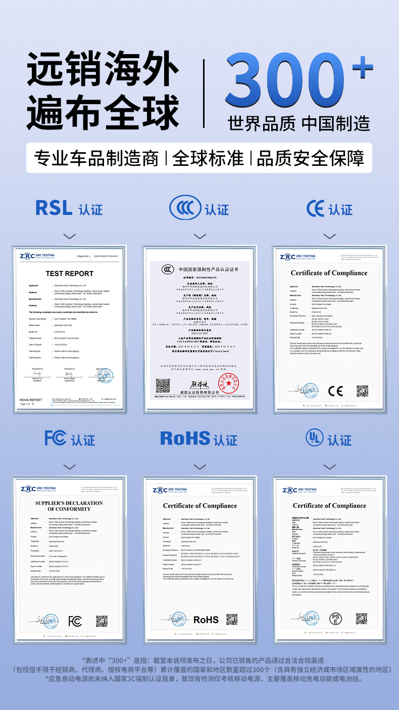 Car Air Pump, Car Tire Pump with Tire Pressure Measurement, New Model Air Pump, Electric Bicycle Pump, Portable