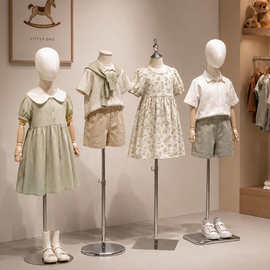 童装店儿童模特道具半身服装店橱窗全身人台小孩展示架男女假人偶