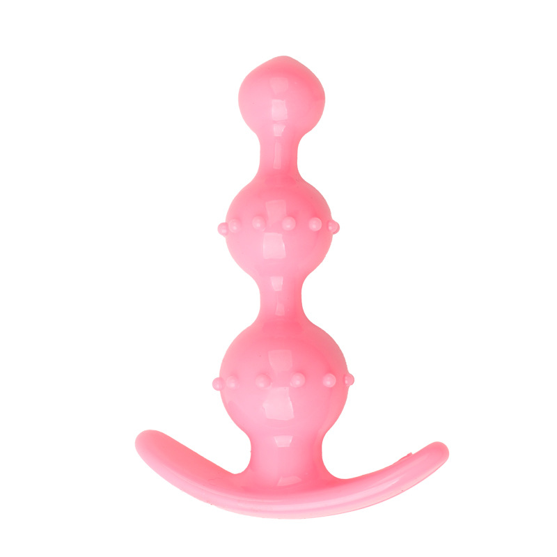 Chrysanthemum Anal Plug, Purple TPE Outdoor-Wear Anal Toy — detail image 9