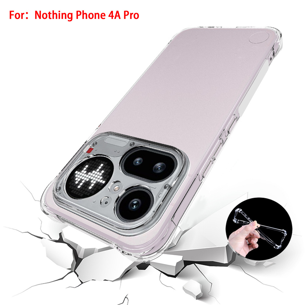 Suitable for Nothing Phone 3A Lite Airbag Phone Case, Transparent Anti-Fall Cover, Tpu Protective Case