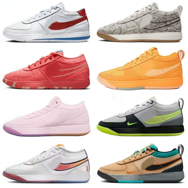 Foreign Trade Book Series First-Generation High-Performance Anti-Slip Basketball Shoes, Debut All-Star Orange Air-Cushioned Sports Sneakers