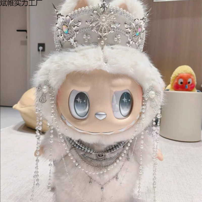 バブルマート ZIMOMO 大天使雪国天使スーツ ビニールフェイスドール ラグビューベビー LABUBU ベビー服|undefined