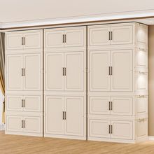 折叠收纳柜儿童衣柜家用卧室衣服整理储物柜宝宝小衣橱带轮置物柜