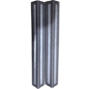 Gray Odor-Free Rubber Corner Protector Car Anti-Collision Strip Anti-Collision Corner Corner Strip Garage Reflective Corner Protector