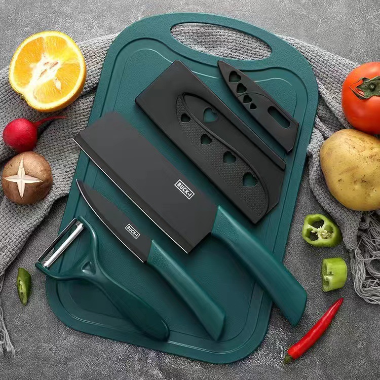 Cuchillo de cocina de acero inoxidable para cortar carne, cortar verduras, cortar frutas, conjunto completo de cuchillos de regalo en línea al por mayor un producto