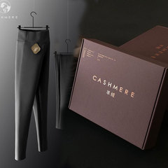 高品質アルバスのカシミヤの厚いタイトな複合保温ヨガパンツの白い9分のズボンのレギンス