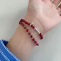 手工撞色简约s925手链