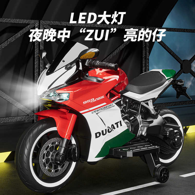 Motocicleta Eléctrica de Doble Tracción para Niños, Doble Tracción, para Niños